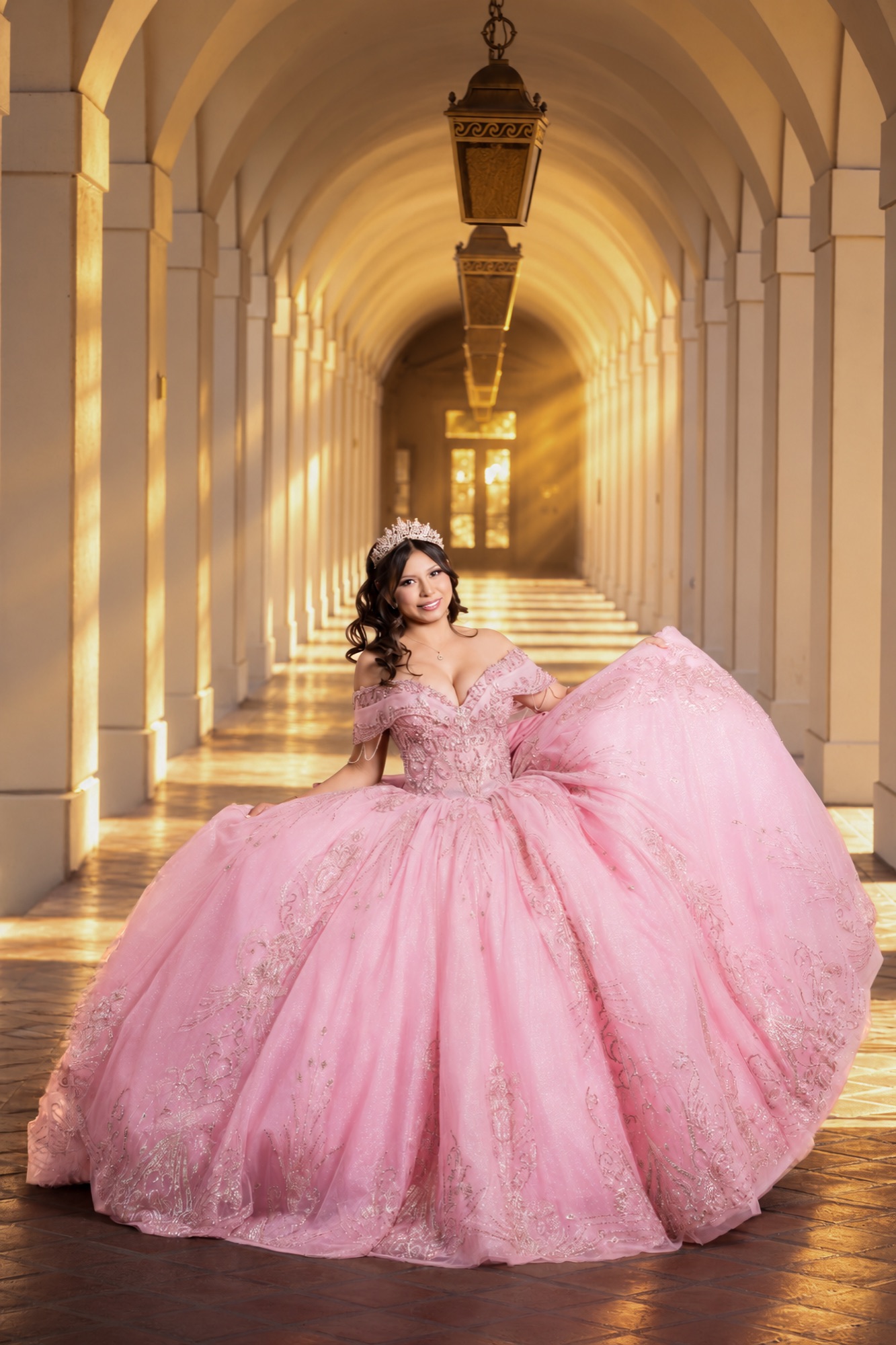 Golden arcade — Nu Vibes Photography portrait