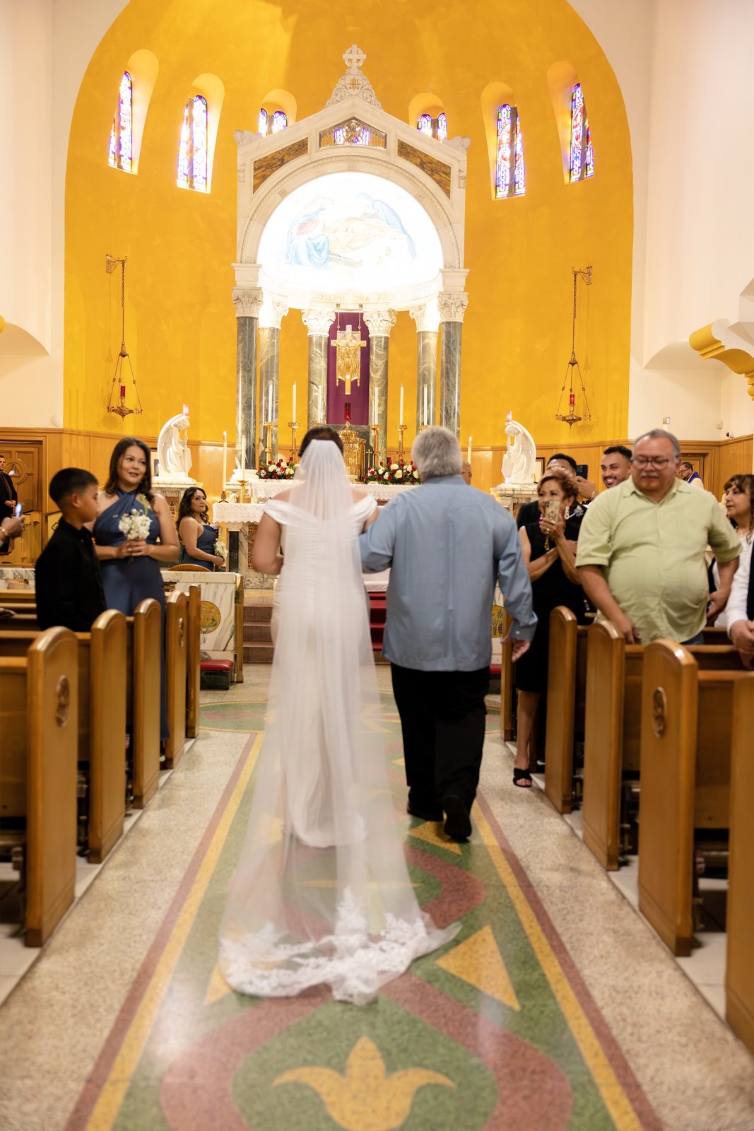 Walking down the aisle